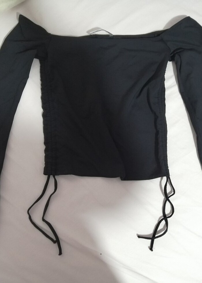 Bershka straplez bluz - Görsel 3