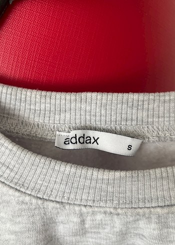 s Beden Addax Oversize Gri Uzun Kollu Kadın Sweatshirt