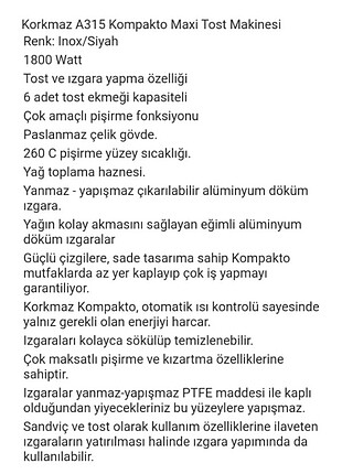 Teflon tost makinesi  - Görsel 5