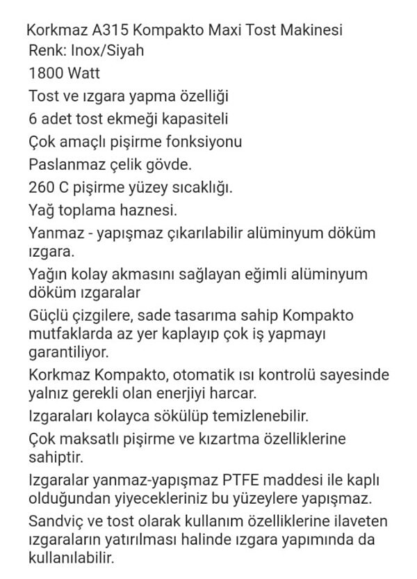 Teflon tost makinesi  - Görsel 5