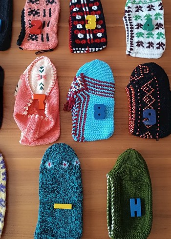 Renkli El Örgüsü Çetik - Görsel 3