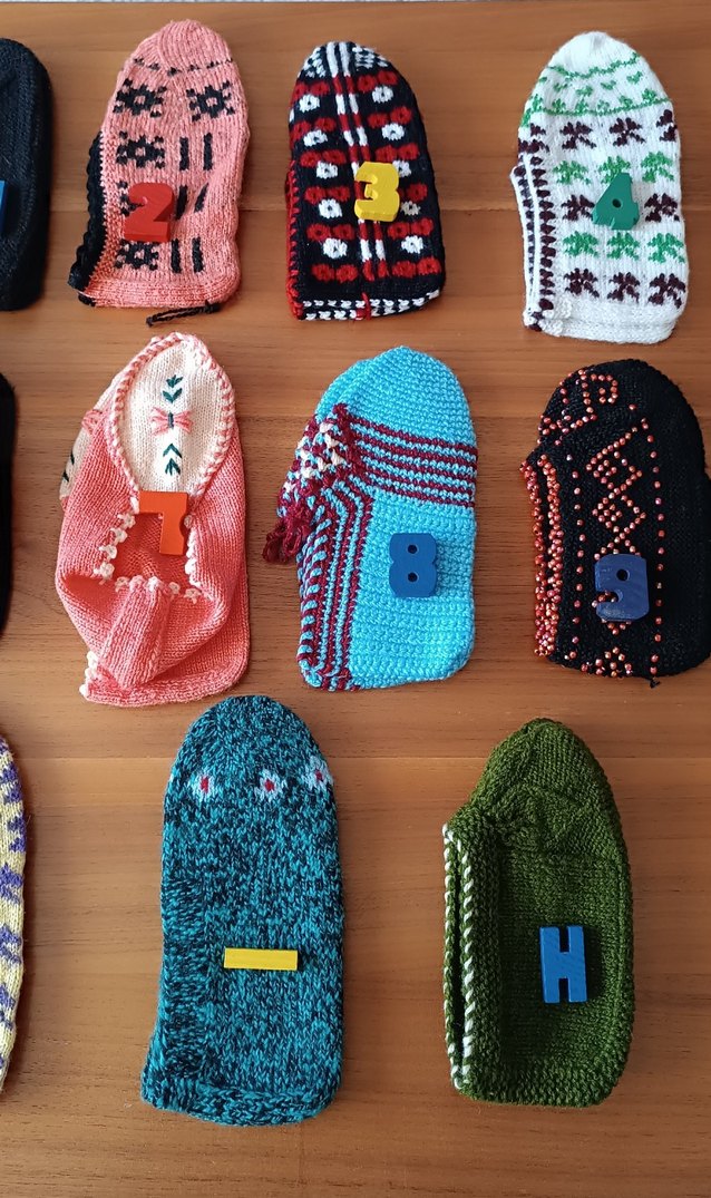 Renkli El Örgüsü Çetik - Görsel 3