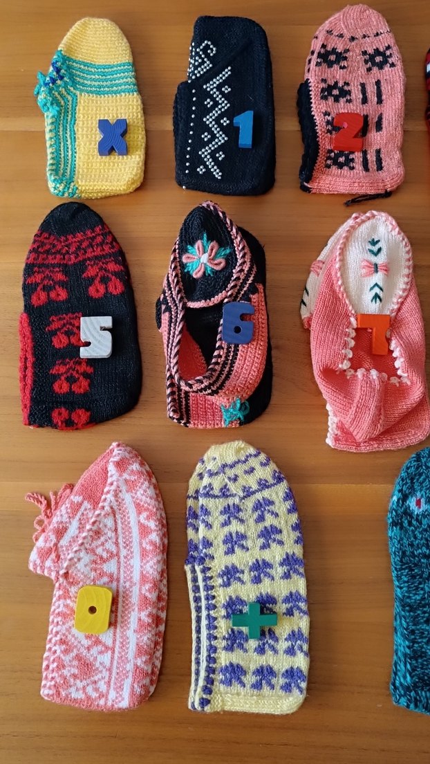 Renkli El Örgüsü Çetik - Görsel 2