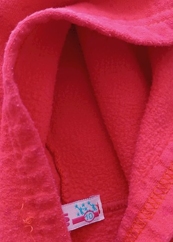 Kız Çocuk Kapüşonlu Fermuarlı Sweatshirt - Görsel 3