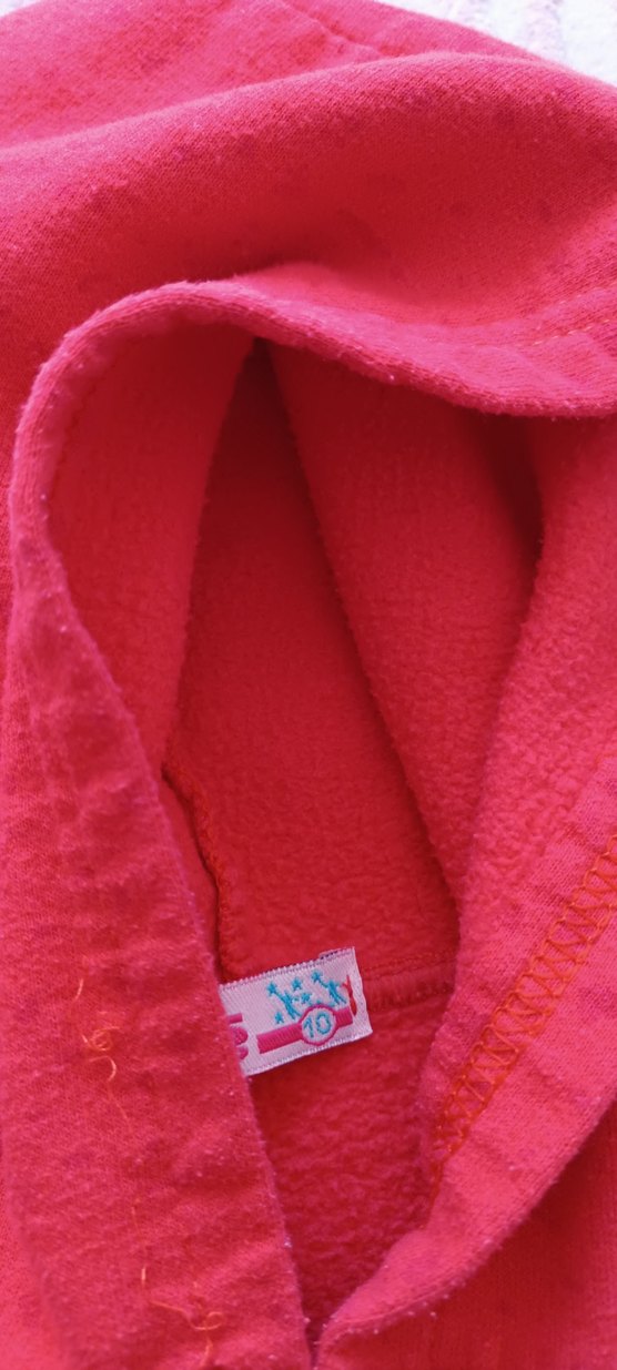 Kız Çocuk Kapüşonlu Fermuarlı Sweatshirt - Görsel 3