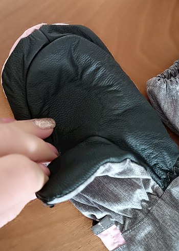 Kızlar için Gri Street Wear Eldiven - Görsel 4