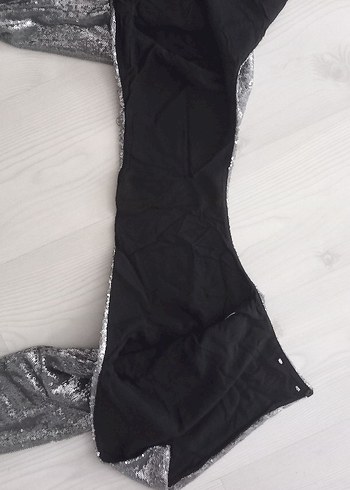 Gri Payetli Uzun Kollu Bolero,kadın - Görsel 5