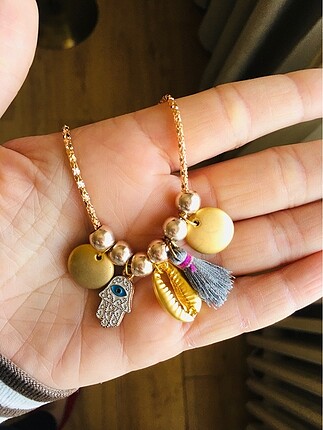 GOLD PANDORA KOLYE