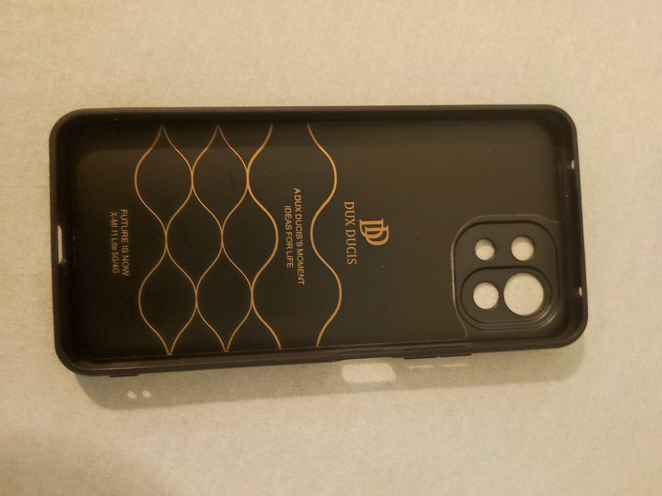 Siyah Telefon Kılıfı Mi 11 lite - Görsel 2