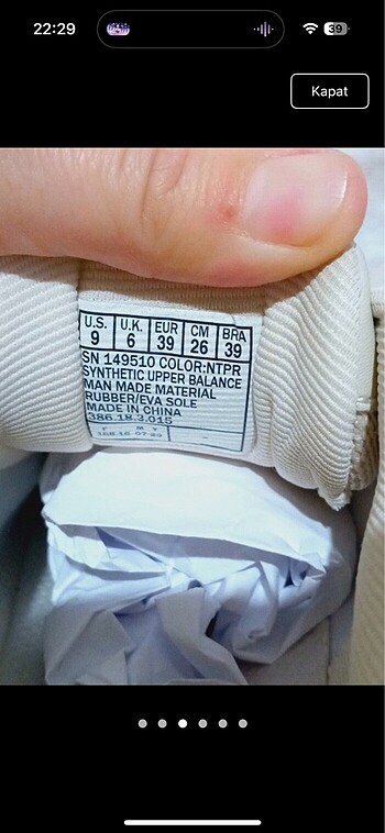 39 Beden Skechers Stamina