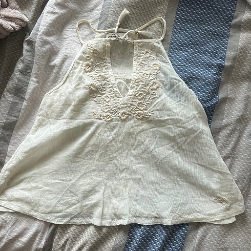 Abercrombie & Fitch Abercrombie askılı ipli üst