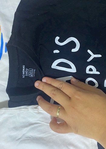 Baskılı Siyah Pamuk Çocuk Battaniyesi - Görsel 2