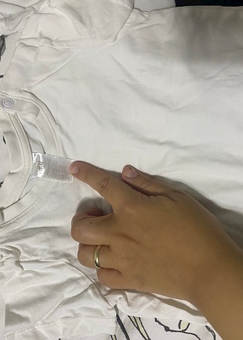 Baskılı Siyah Pamuk Çocuk Battaniyesi - Görsel 3