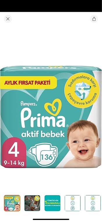 Prima Aktif Bebek Bezi