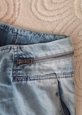 40 Beden ince bol kesim Kot Pantolon
