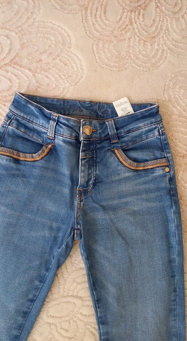 Kadın Mavi Denim pantolon mos mosh marka 25 beden — görsel 2/5