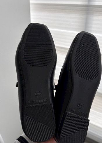 Tokalı Siyah Kadın Stiletto Babet - Görsel 2