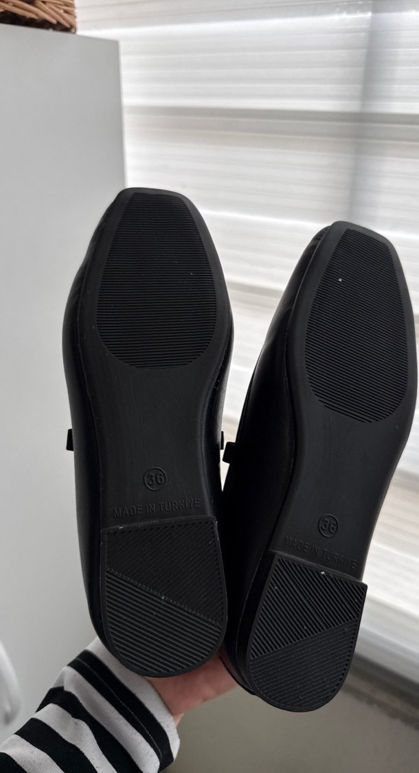 Tokalı Siyah Kadın Stiletto Babet - Görsel 2