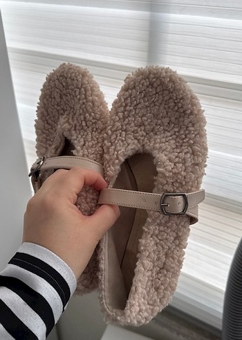 Tokalı Bej Kadın Babet - Görsel 2