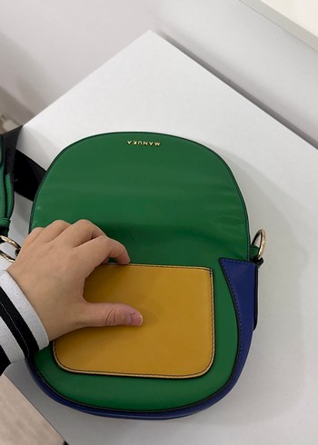 Manuka Çok Renkli Deri Kadın Çanta - Görsel 4