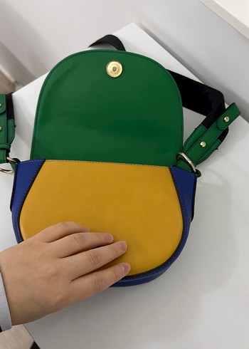 Manuka Çok Renkli Deri Kadın Çanta - Görsel 3