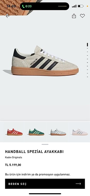Adidas etiketli Ayakabı