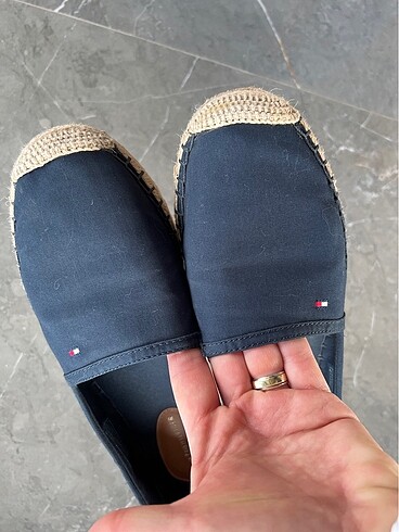 39 Beden Tommy Hilfiger Lacivert Espadril 39