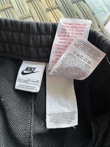12-13 Yaş Beden siyah Renk Nike Çocuk Siyah Eşofman Altı XL 158-170 cm