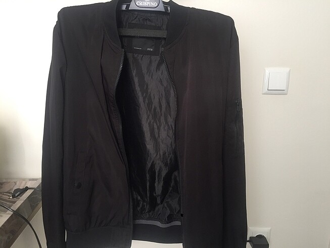 Siyah Bomber Ceket