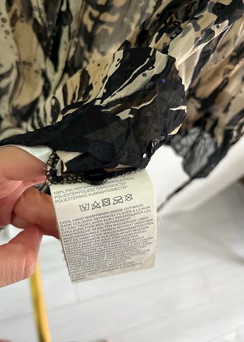 Leopar Desenli Transparan Kadın Gömlek - Görsel 7