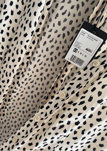 Yılan Desenli V Yakalı Uzun Elbise - Görsel 5