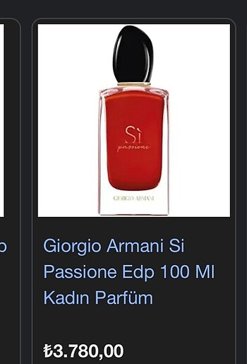  Beden Renk Armani Si Passione