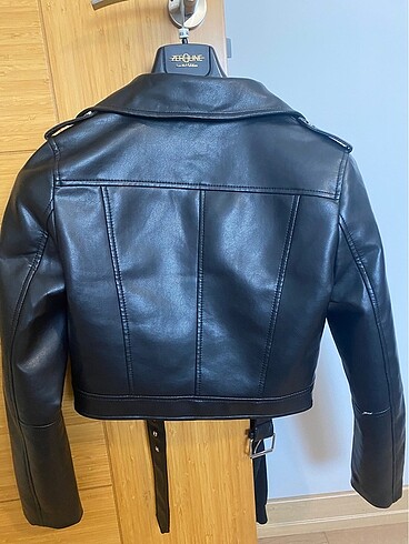 Stradivarius Crop deri ceket