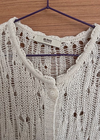 Örgü Kadın Hırka Uzun Kollu - Görsel 2