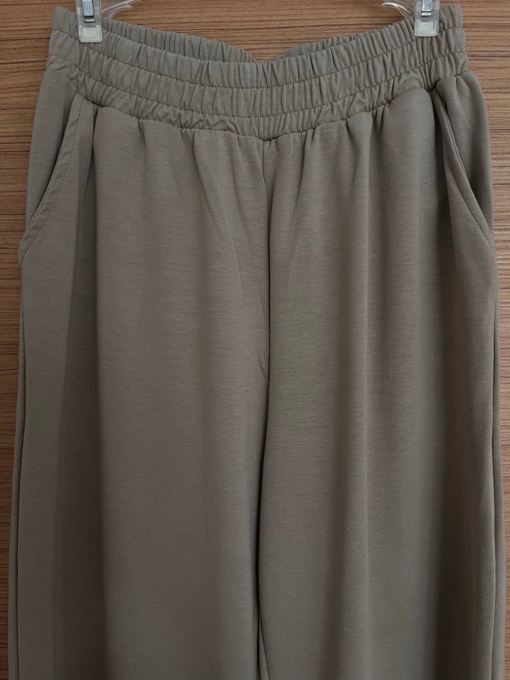 Bej Kadın Rahat Kesim eşofman - Görsel 2