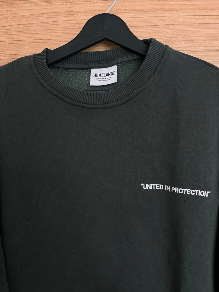 Haki Kadın Oversize Sweatshirt - Görsel 3