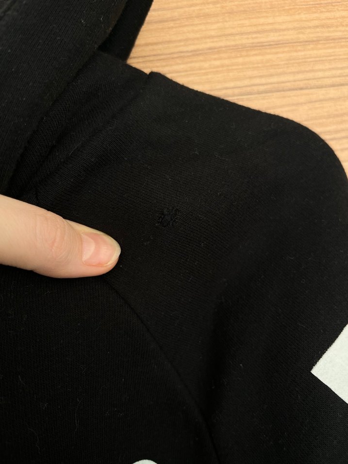 Siyah Kapüşonlu Oversize Sweatshirt - Görsel 4