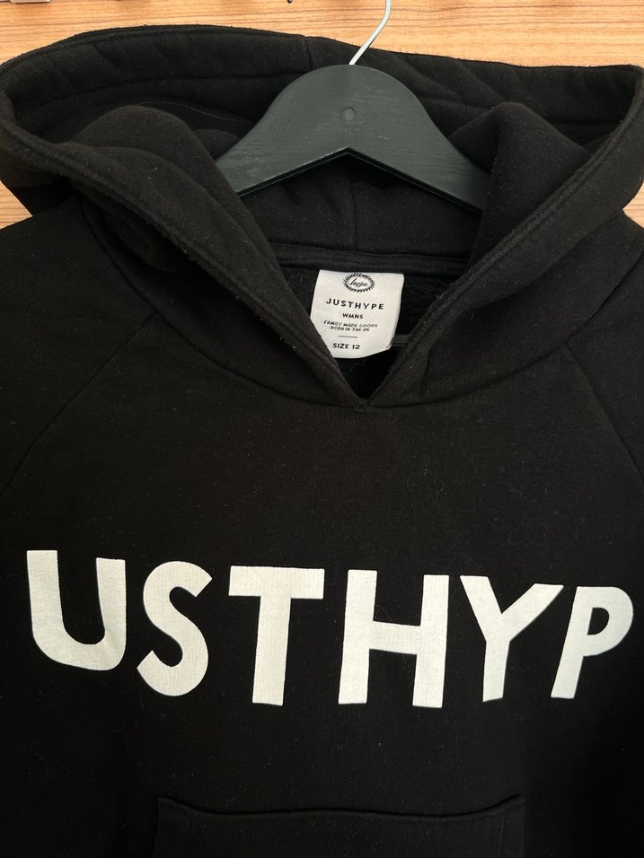Siyah Kapüşonlu Oversize Sweatshirt - Görsel 2