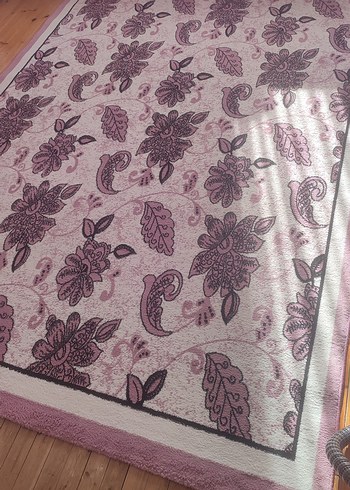 lila Bohem Desenli Halı 6 m² kalın halı - Görsel 3