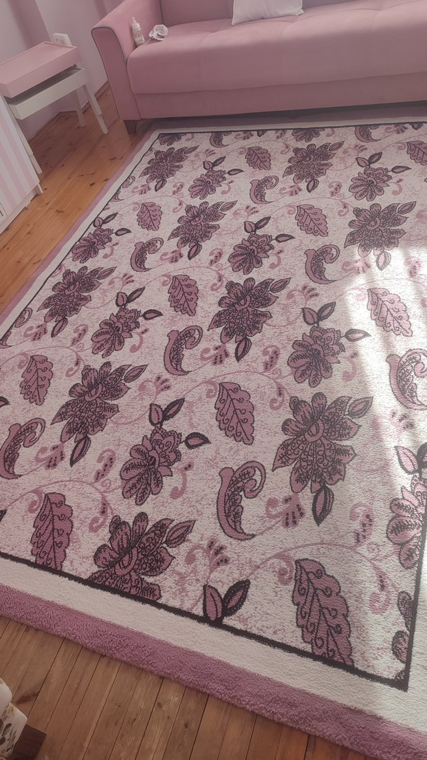 lila Bohem Desenli Halı 6 m² kalın halı - Görsel 4