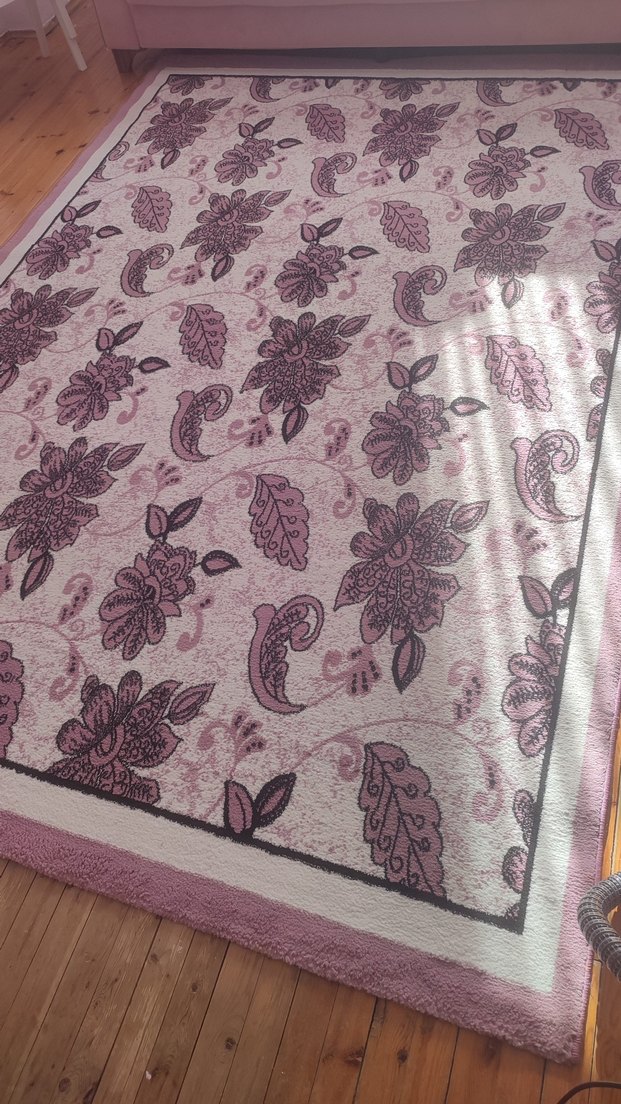 lila Bohem Desenli Halı 6 m² kalın halı - Görsel 3