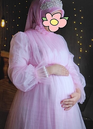 Hamile çekim abiye 
