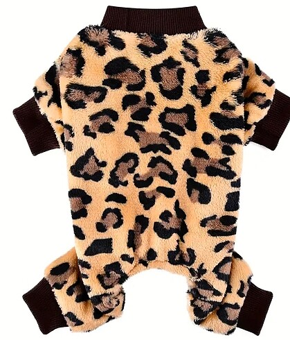 Yurtdışından leopar kedi köpek tulumu