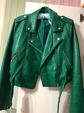 deri biker ceket
