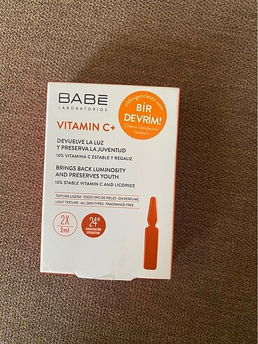 Babe vitamin c ampul