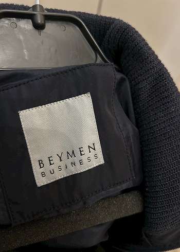 s Beden Beymen Düğmeli lacivert Erkek Mont