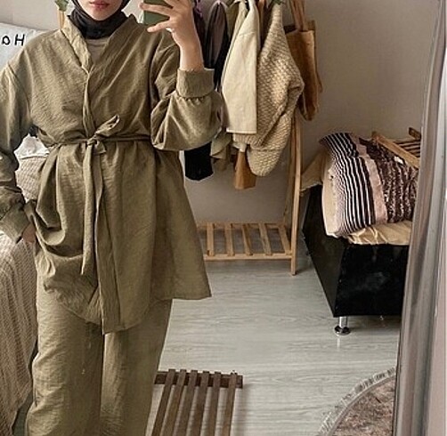 Haki Kimono Takımı