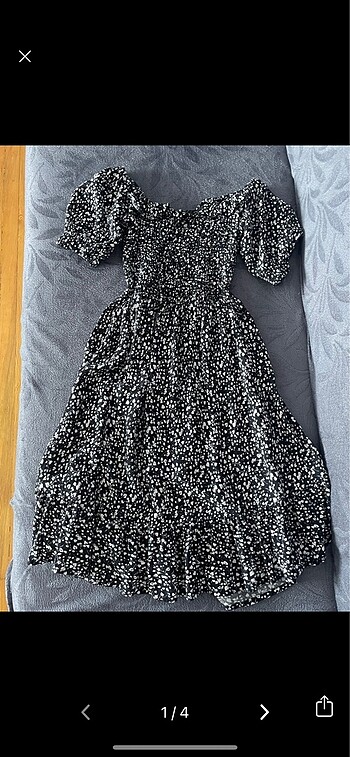 çiçek desenli babydoll elbise