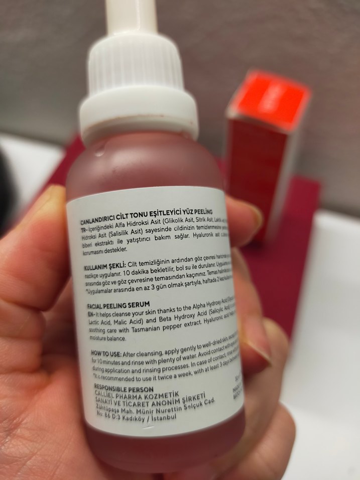 Caillel Yüz Peeling Serumu - Görsel 5