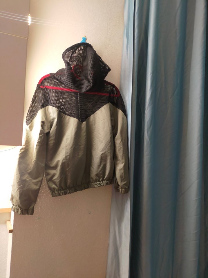 fileli kapüşonlu yağmurluk - Görsel 2